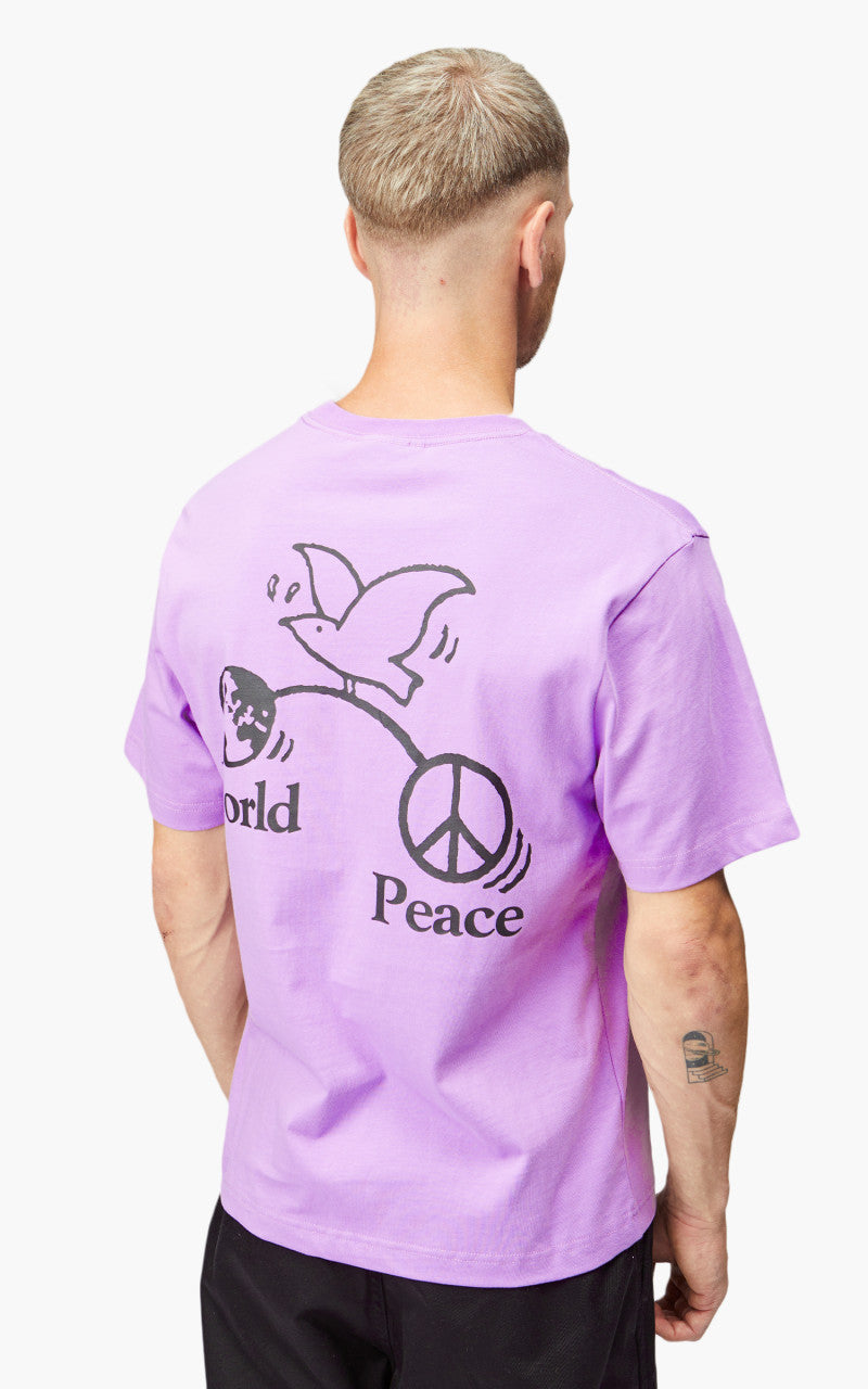 Stan Ray World Peace Short Sleeve T-Shirt Mauve