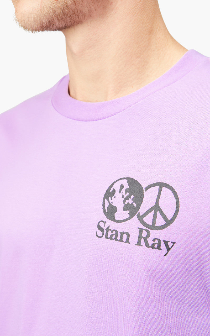 Stan Ray World Peace Short Sleeve T-Shirt Mauve
