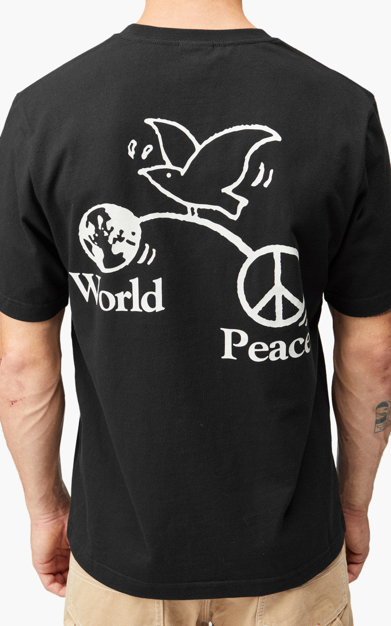 Stan Ray World Peace Short Sleeve T-Shirt Black