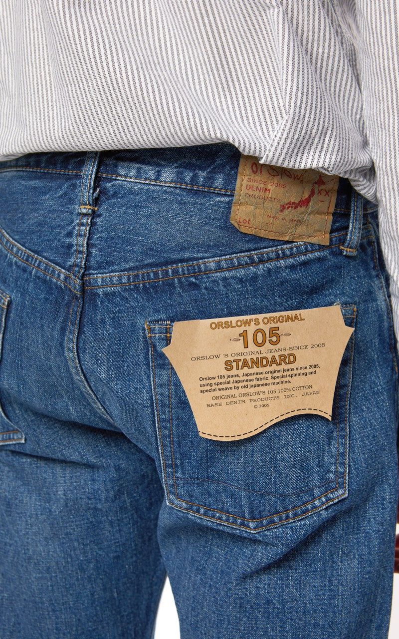 OrSlow Standard Fit Jeans 105 2 Years Wash
