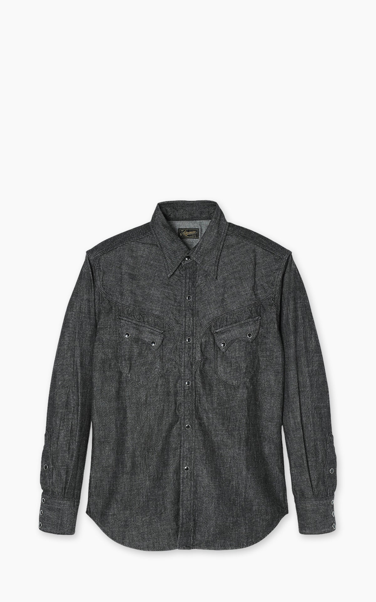 Stevenson Overall Co. Cody Denim Shirt Frost Black