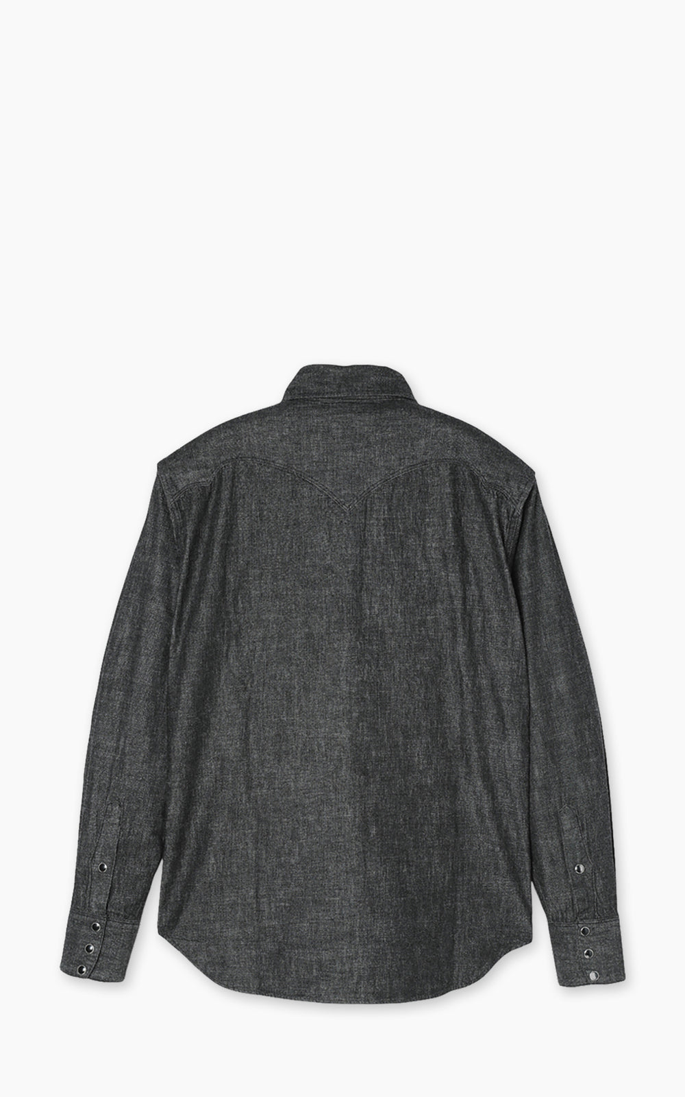 Stevenson Overall Co. Cody Denim Shirt Frost Black