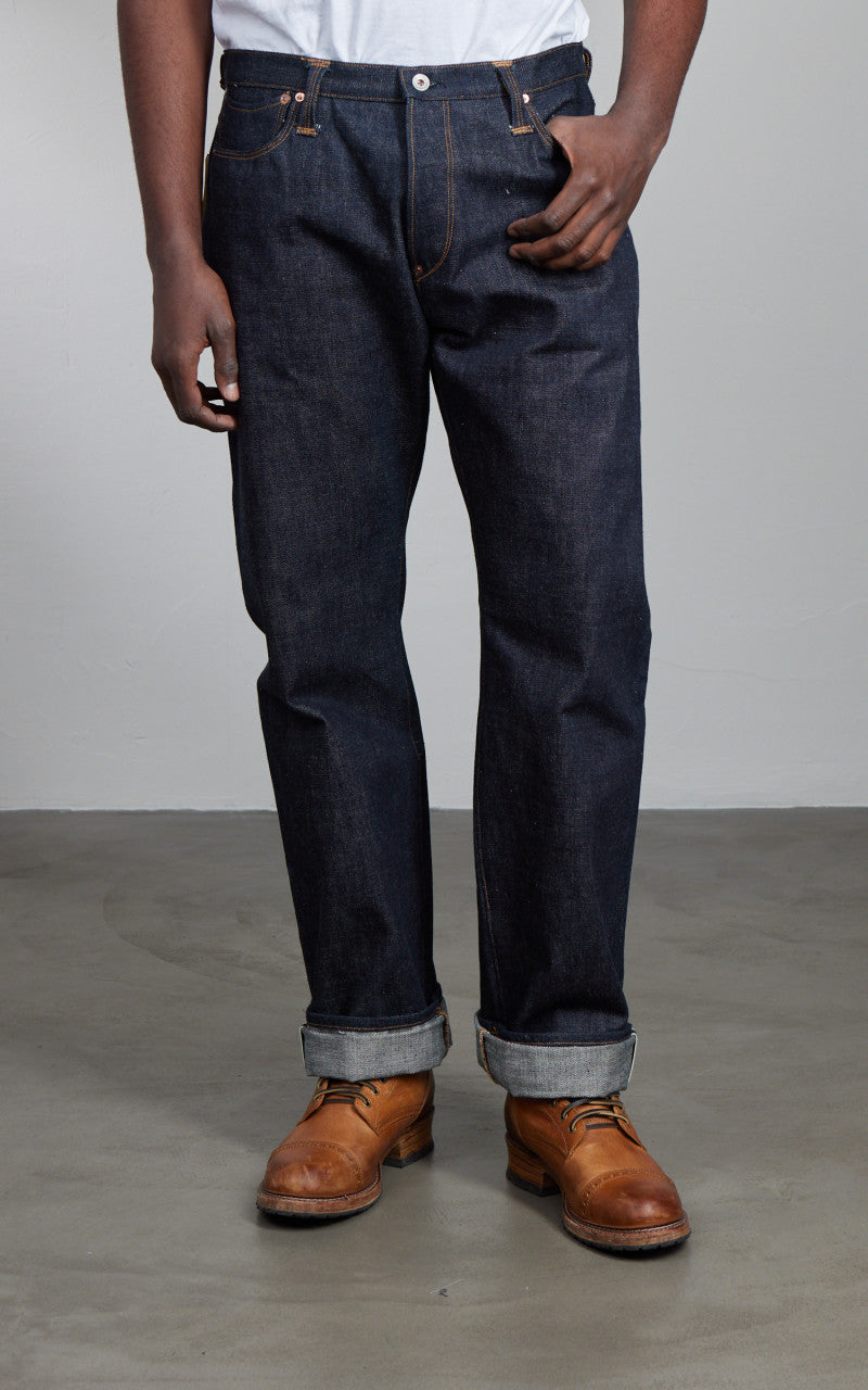 Stevenson Overall Co. San Francisco Jeans Selvedge Unwashed Indigo