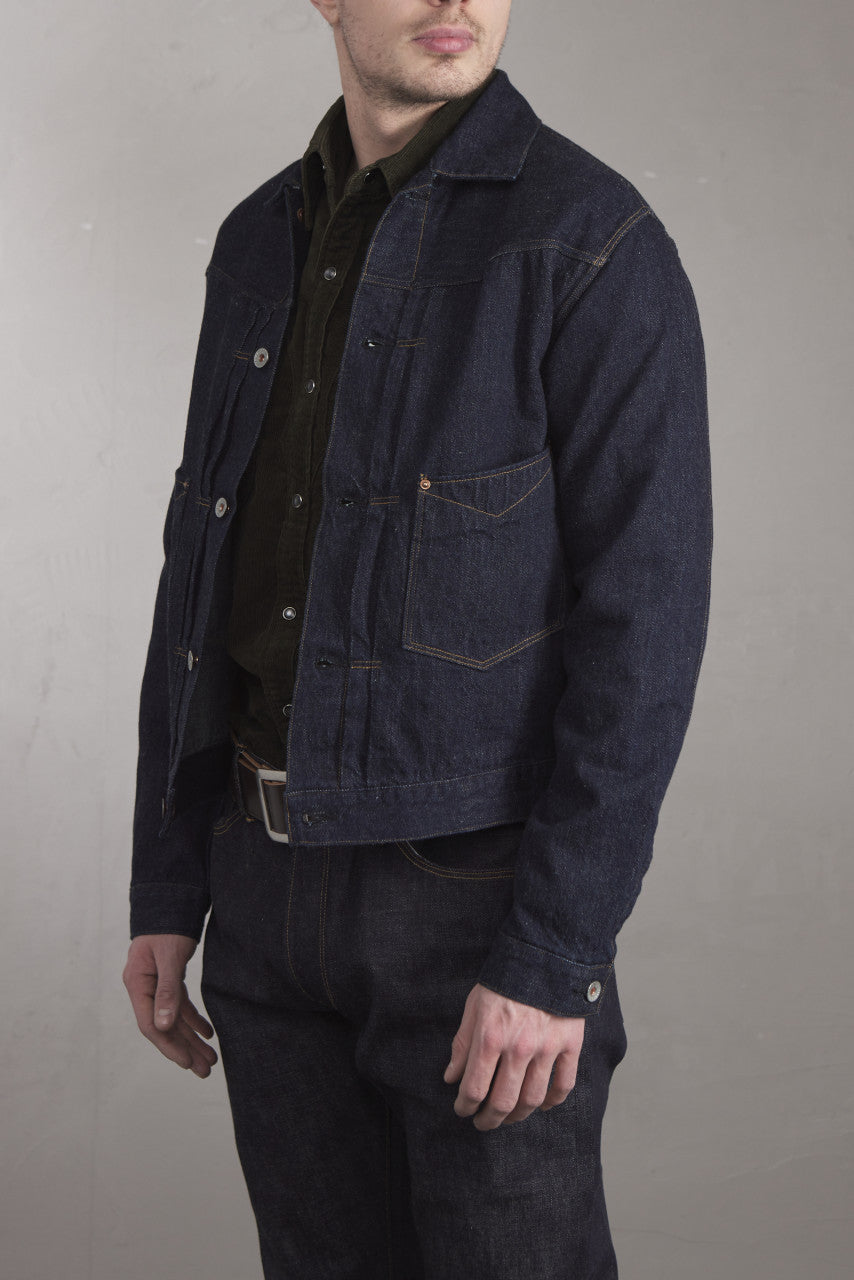 Stevenson Overall Co. Saddle Horn Type II Jacket One Wash Indigo