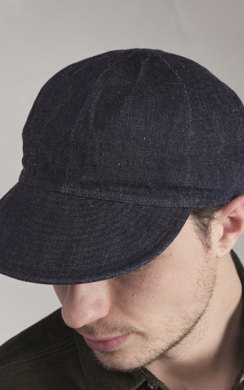 Stevenson Overall Co. Mechanic Cap Indigo