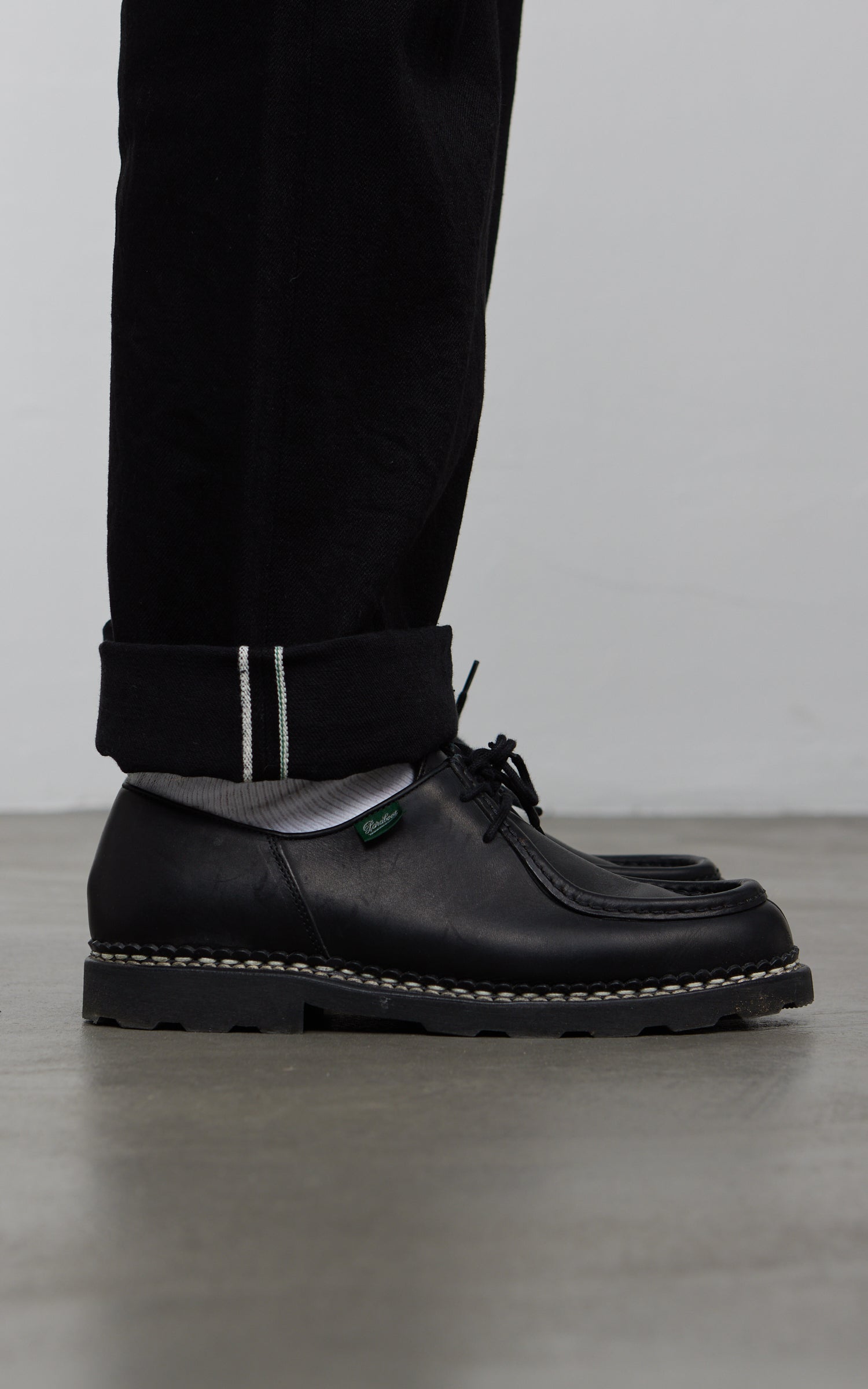 Stevenson Overall Co. Encinitas Jeans Selvedge One Wash Solid Black