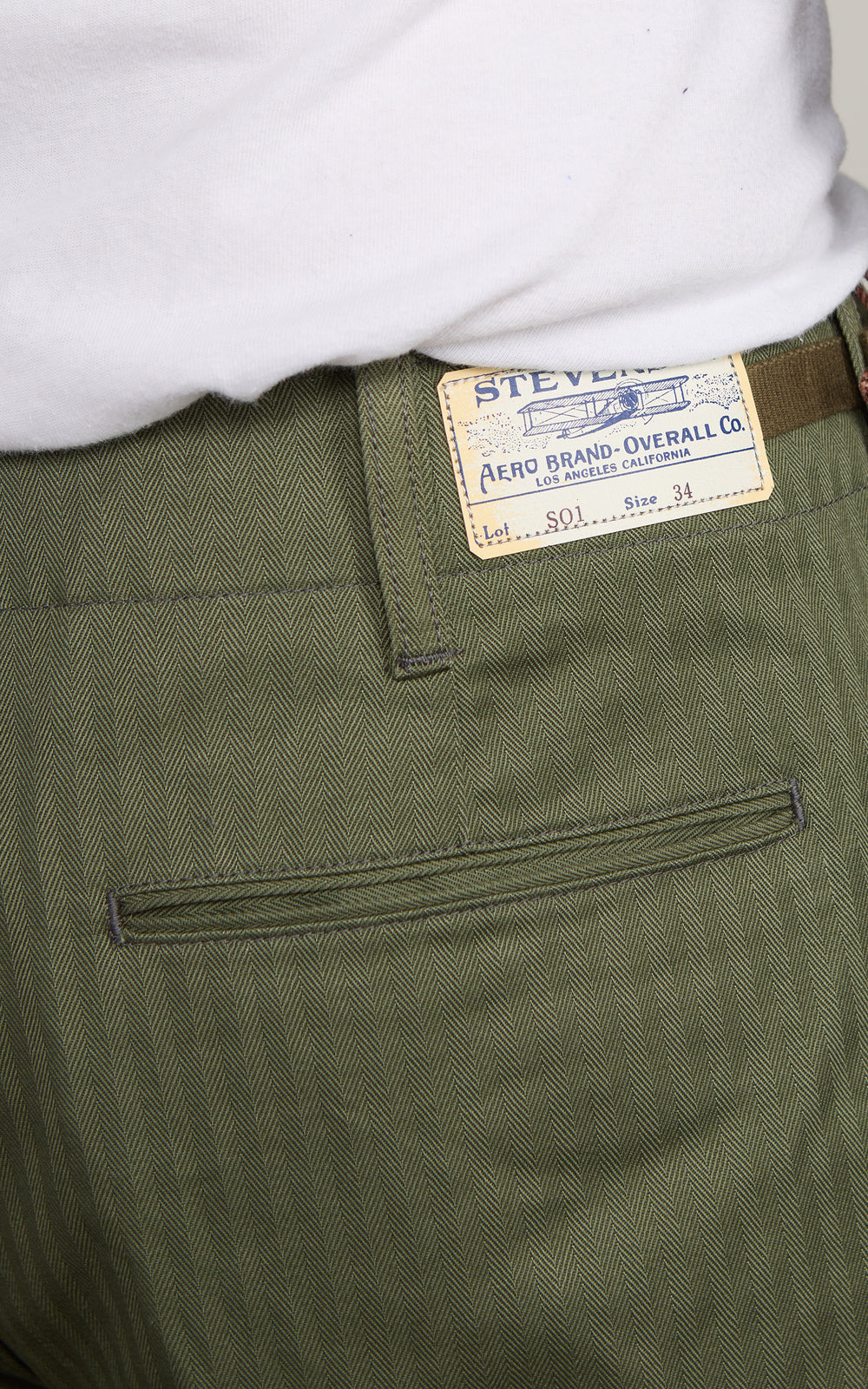 Stevenson Overall Co. Side-Out Army Pant Olive Drab