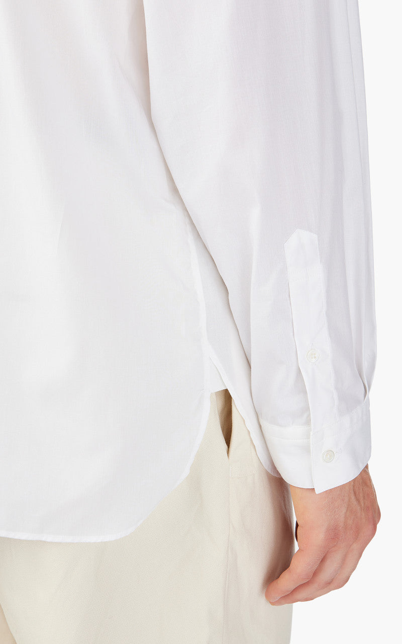 Still By Hand Regular Collar Shirt White