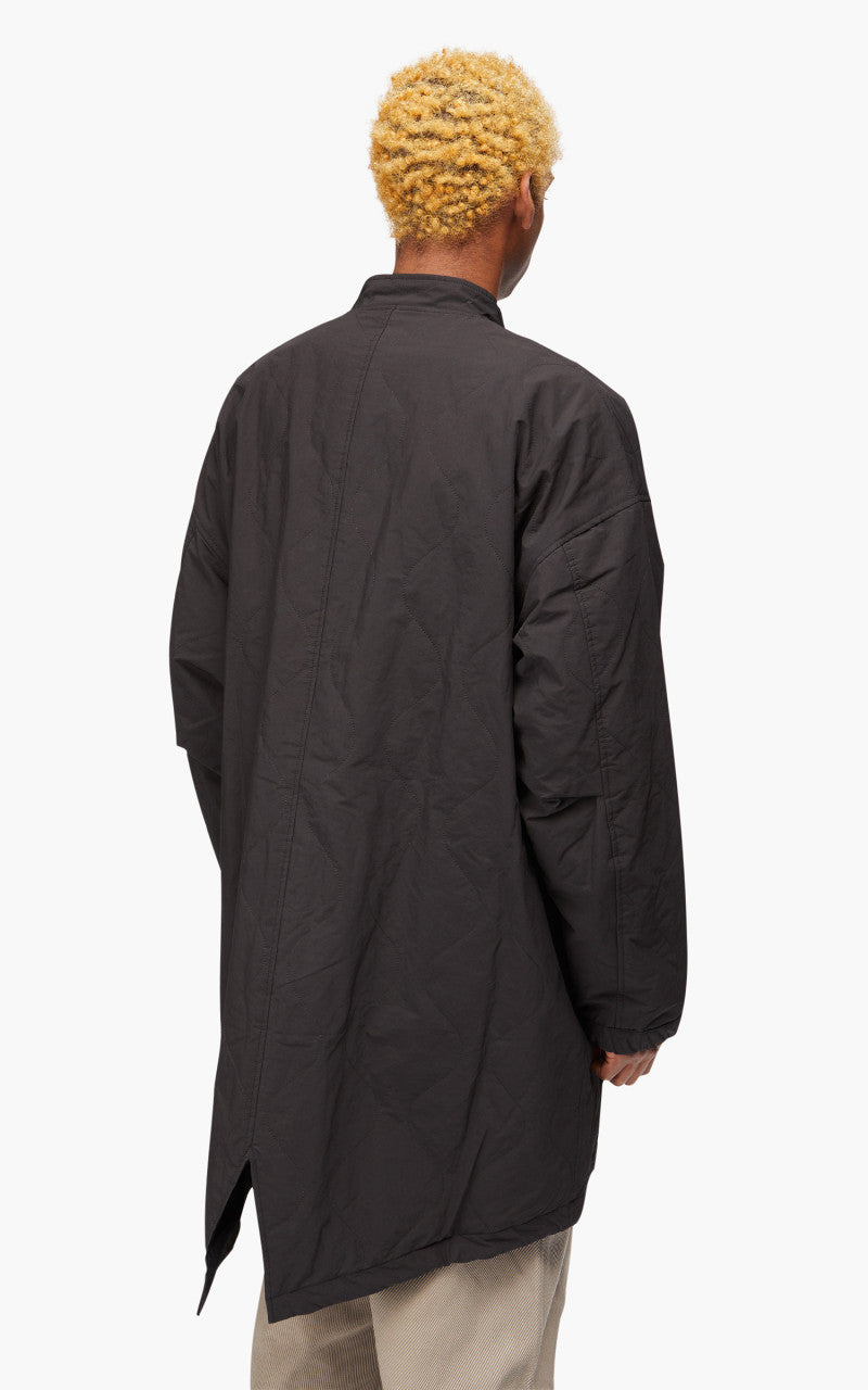 Still By Hand Quilted Coat Ink Black