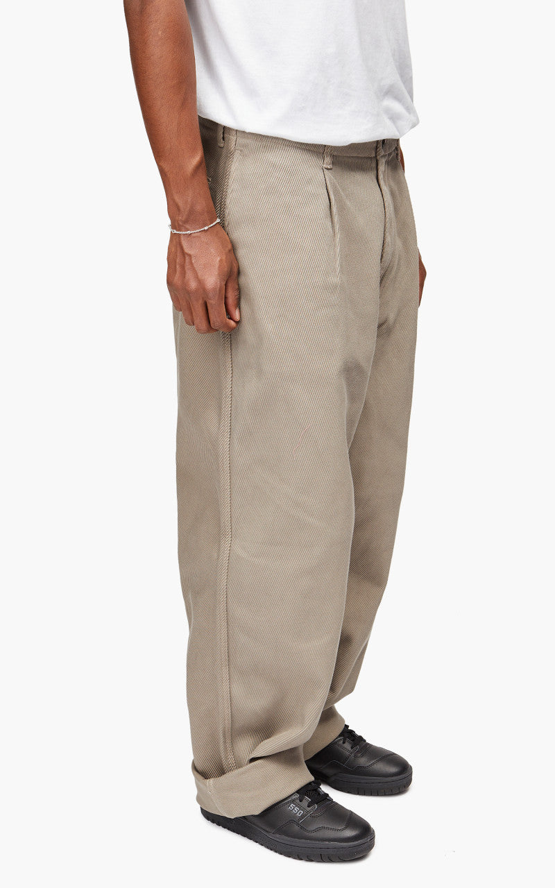 Still By Hand Garment Dyed Wide Pants Greige
