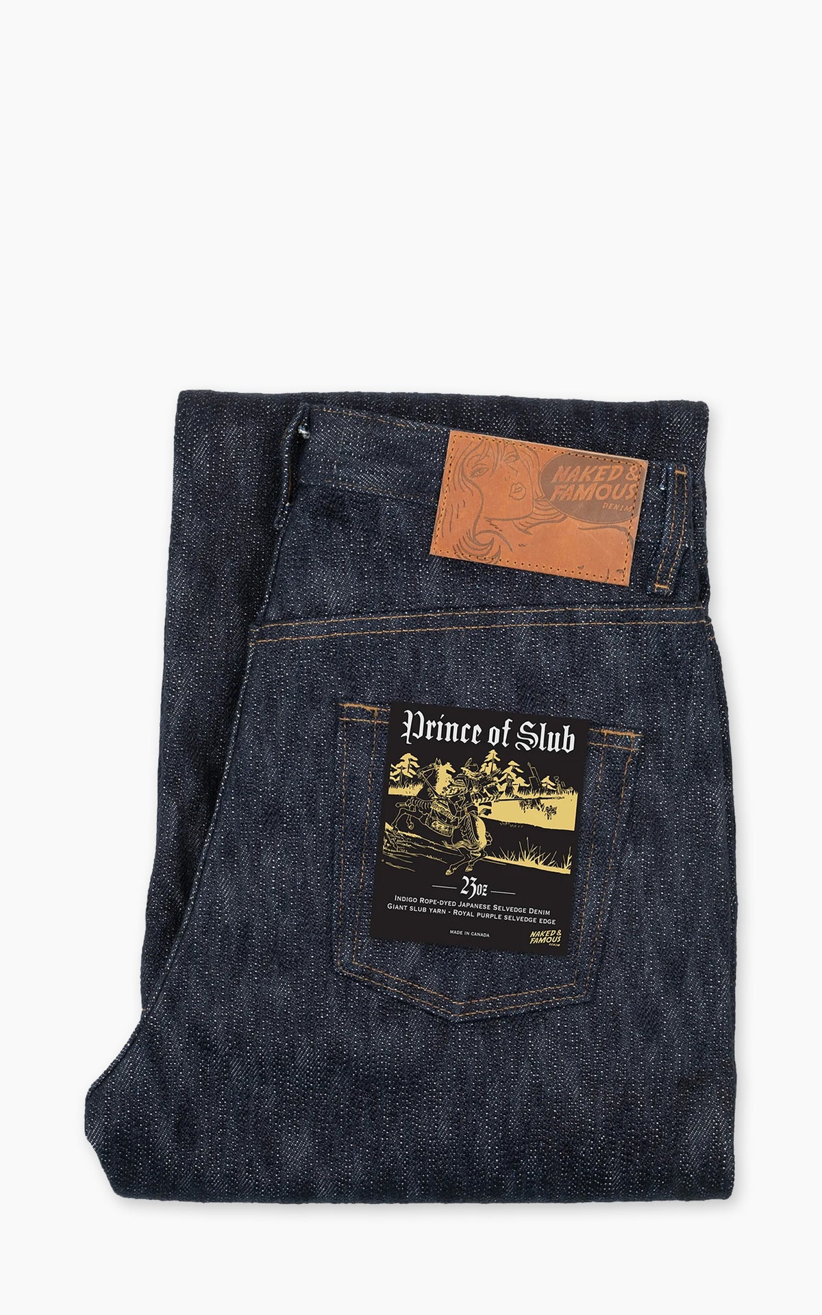 Naked & Famous Denim Strong Guy Prince Of Slub