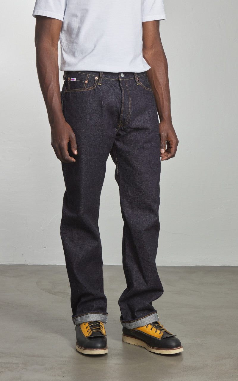 Studio D'Artisan SD-101 Regular Straight Selvedge Jeans One Wash Indigo