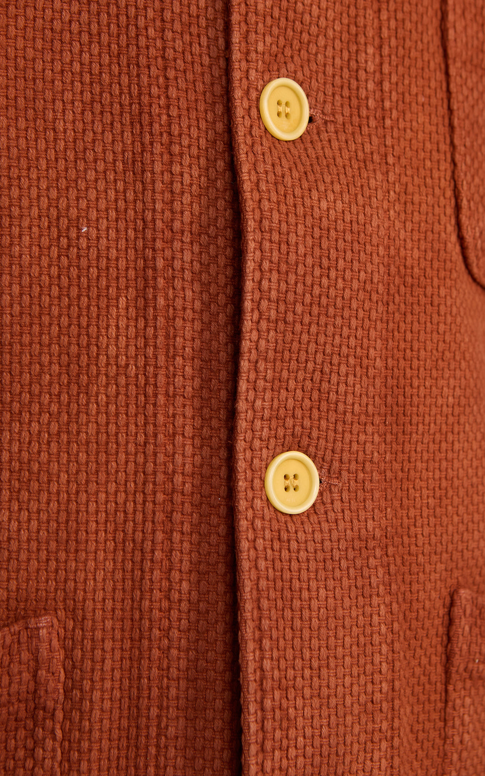 Studio D'Artisan 4632 Amami Oshima Mud-Dyed Sashiko Jacket Brown