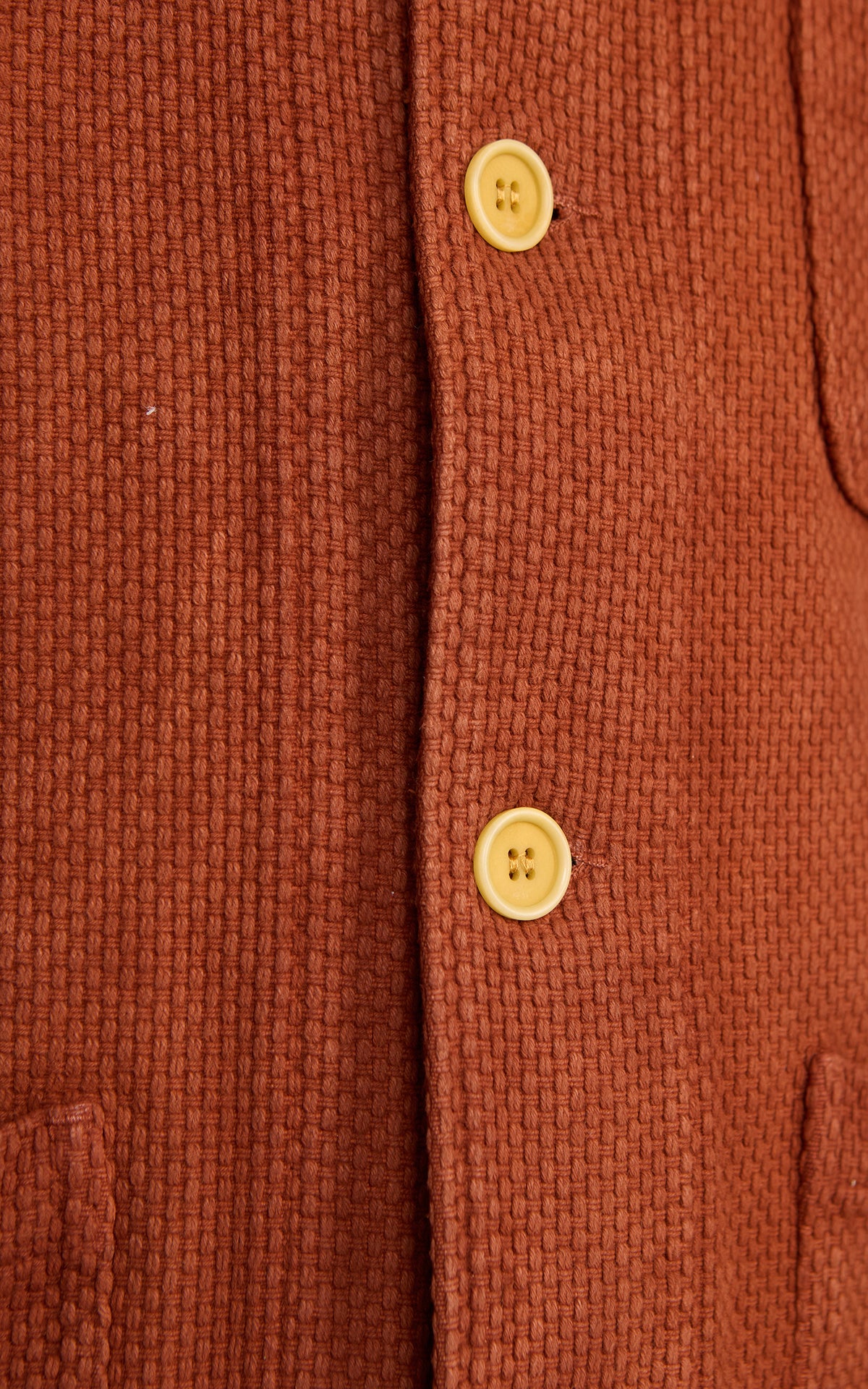 Studio D'Artisan 4632 Amami Oshima Mud-Dyed Sashiko Jacket Brown