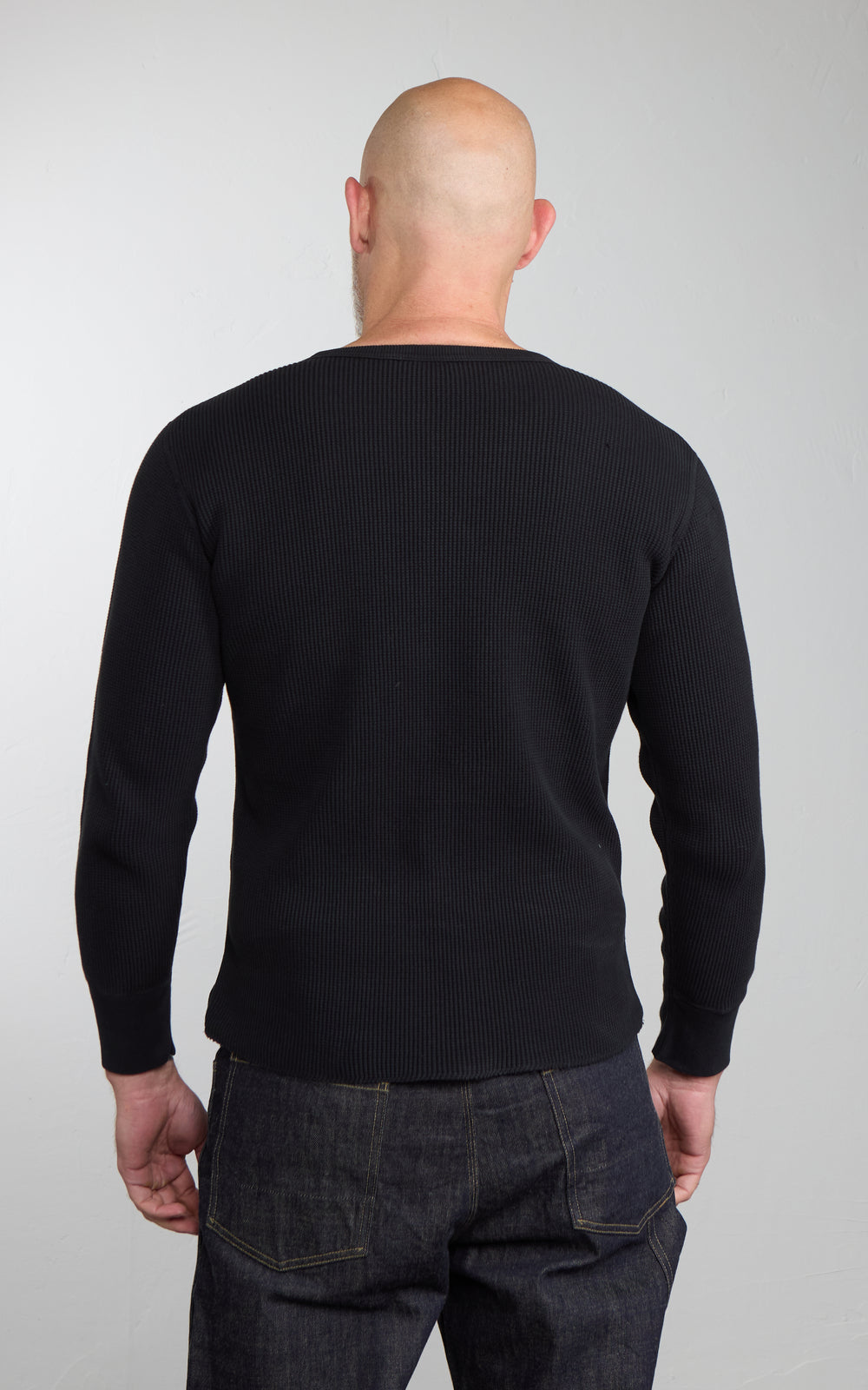 Studio D'Artisan 9936 Heavyweight Thermal Longsleeve Black