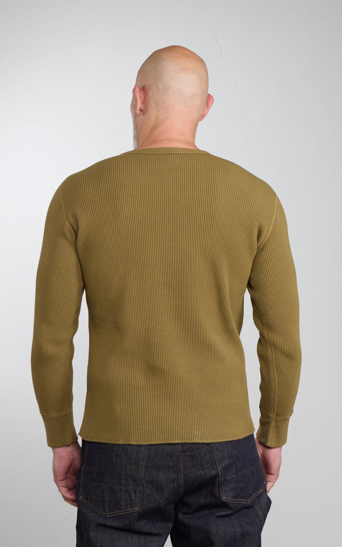 Studio D'Artisan 9936 Heavyweight Thermal Longsleeve Khaki