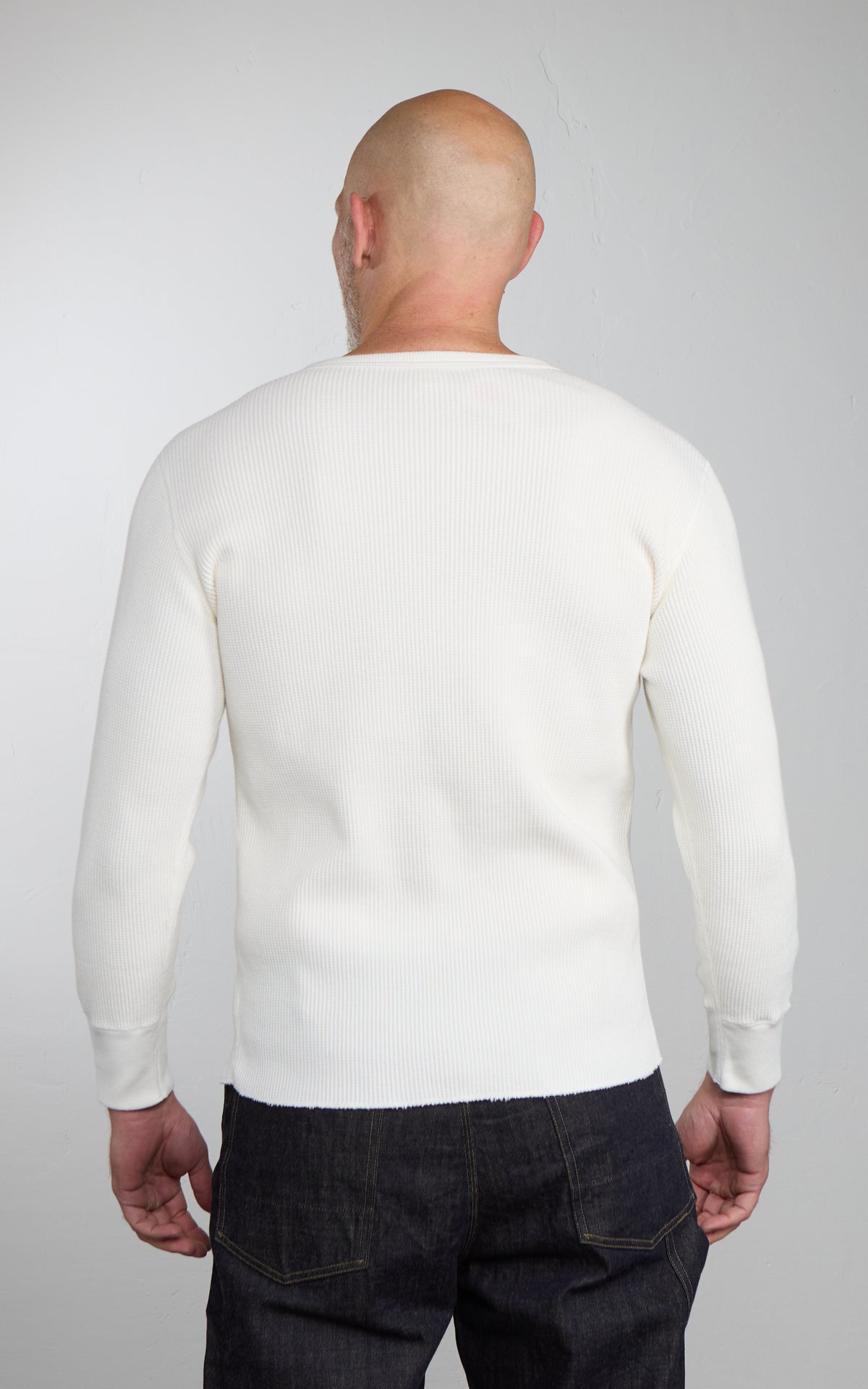 Studio D'Artisan 9936 Heavyweight Thermal Longsleeve White