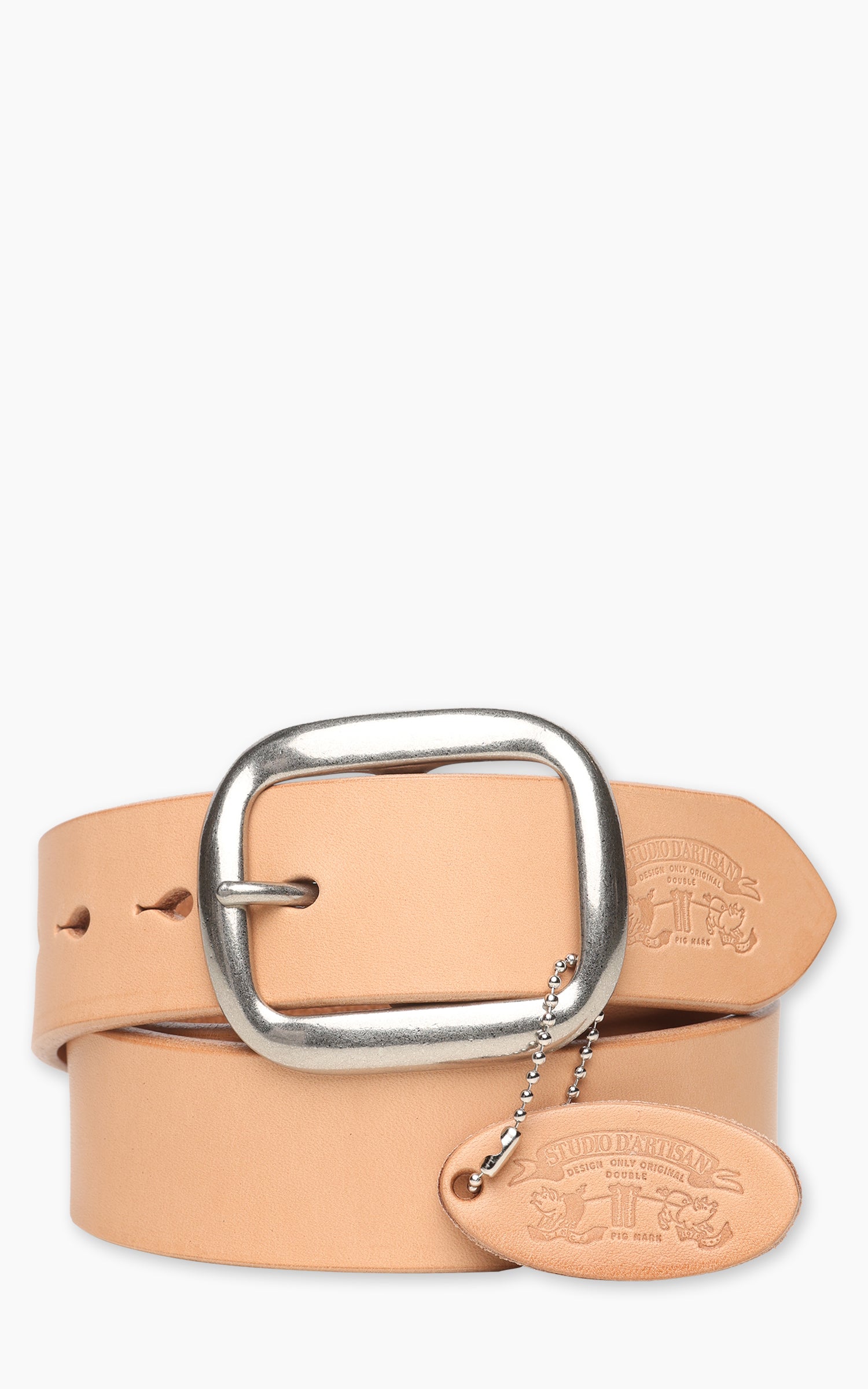 Studio D'Artisan B-81 Leather Belt Natural
