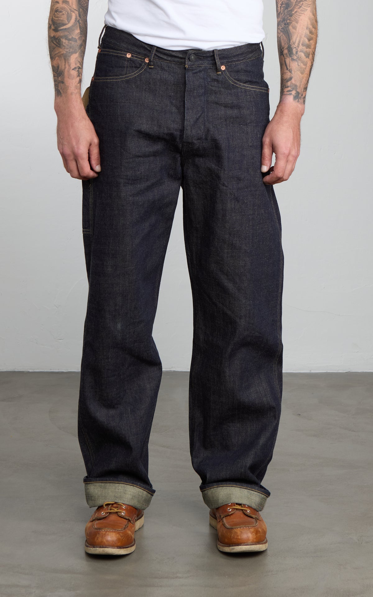 Studio D'Artisan D1929 Fox Denim Painter Pants One Wash