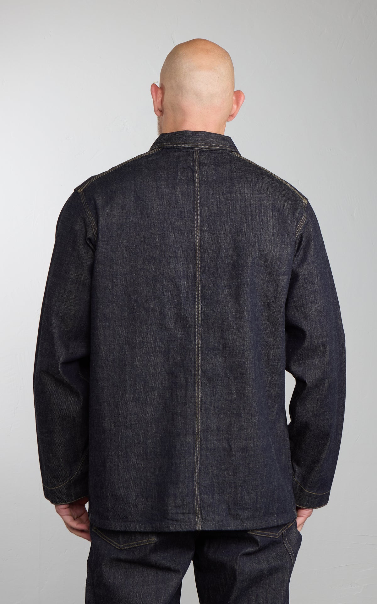 Studio D'Artisan D4650 Fox Denim Railroad Jacket One Wash