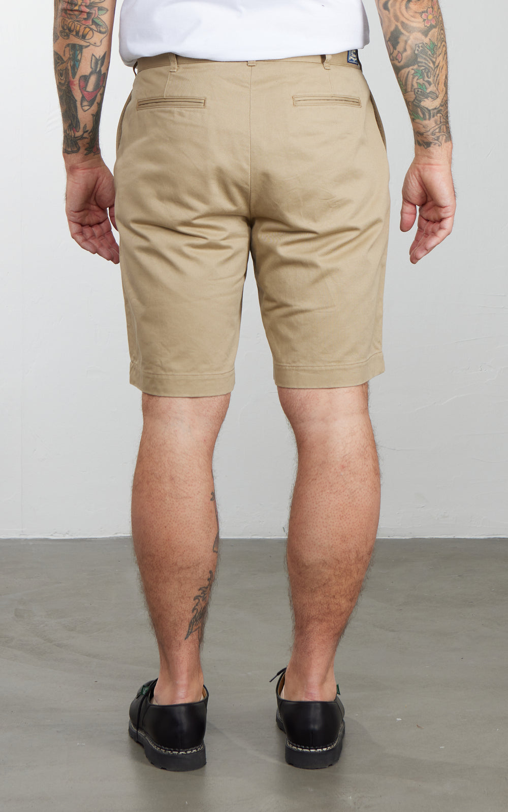 Studio D'Artisan 1925 Chino Shorts Beige