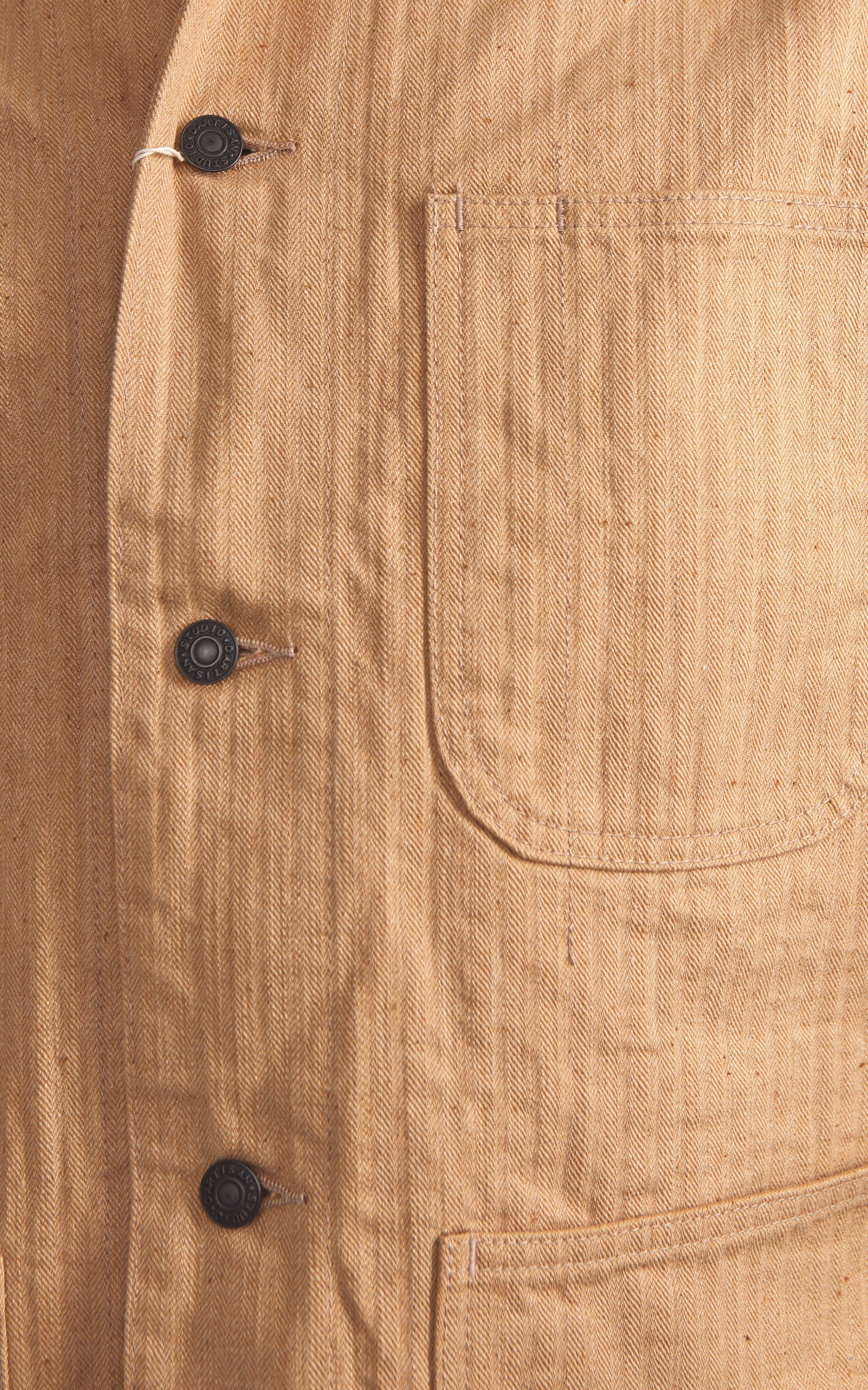 Studio D'Artisan 4638 Fox Cotton Military Coverall Brown