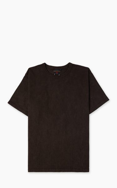 Studio D'Artisan 8198 Amami Oshima Mud-Dyed Loopwheeled T-Shirt Dark B