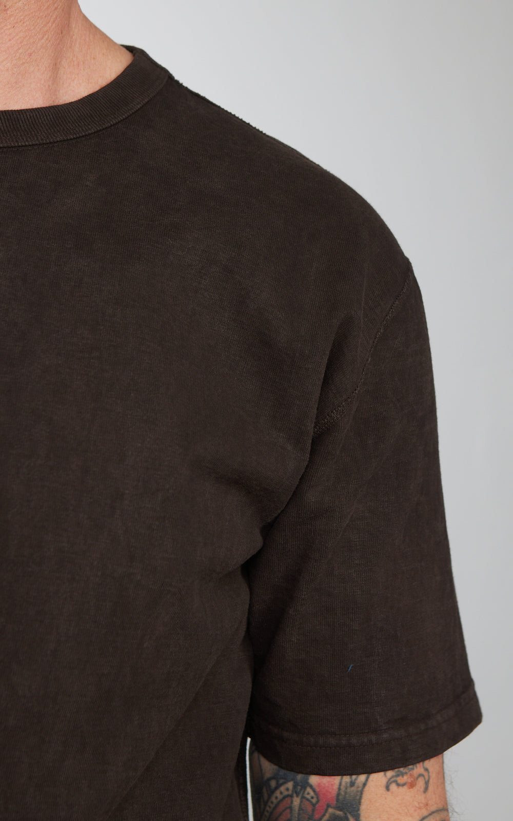Studio D'Artisan 9913 Loopwheeled T-Shirt Pack Charcoal Black