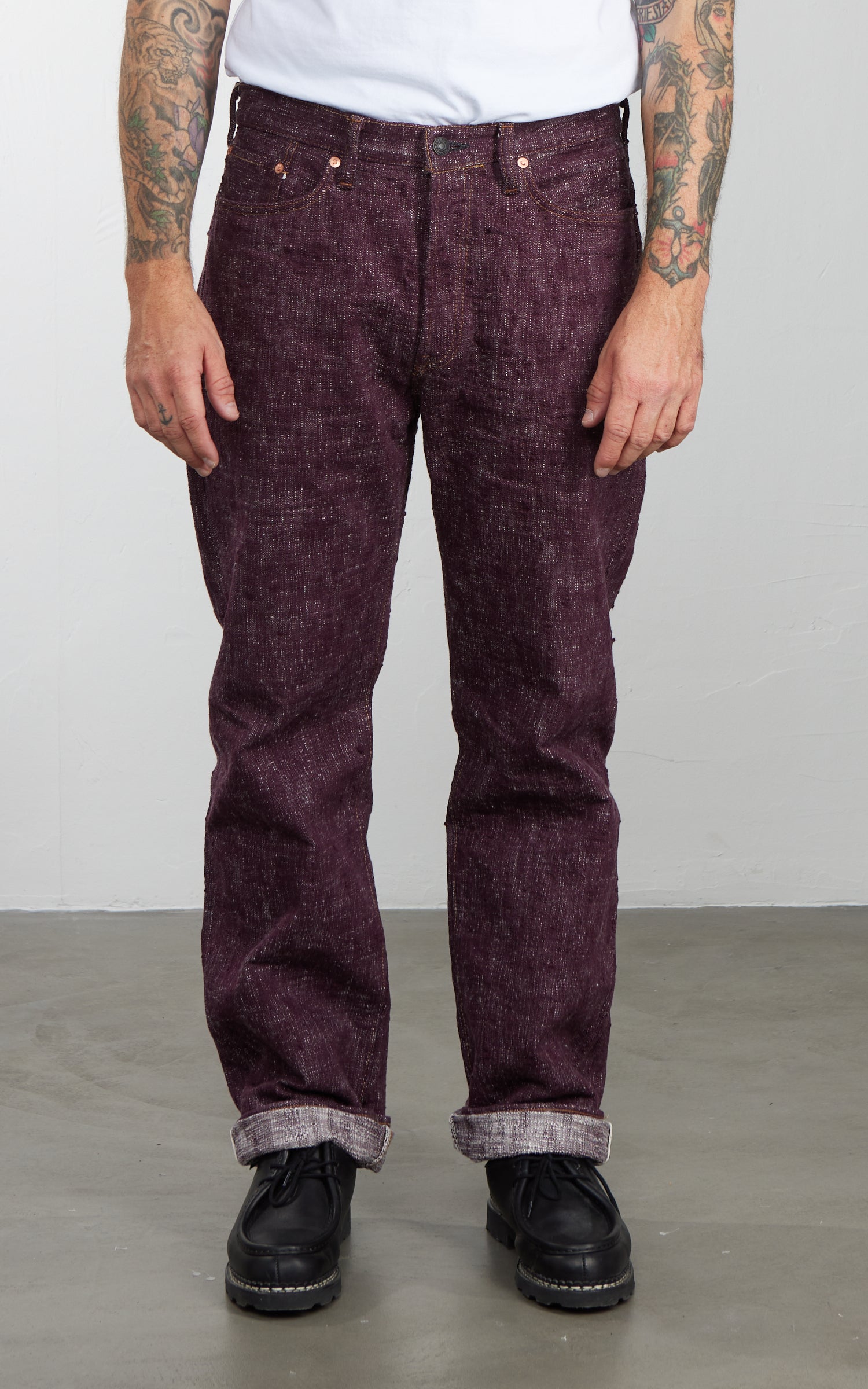 Studio D'Artisan D1904 FUTA-AI Regular Straight Selvedge Jeans One Wash Indigo