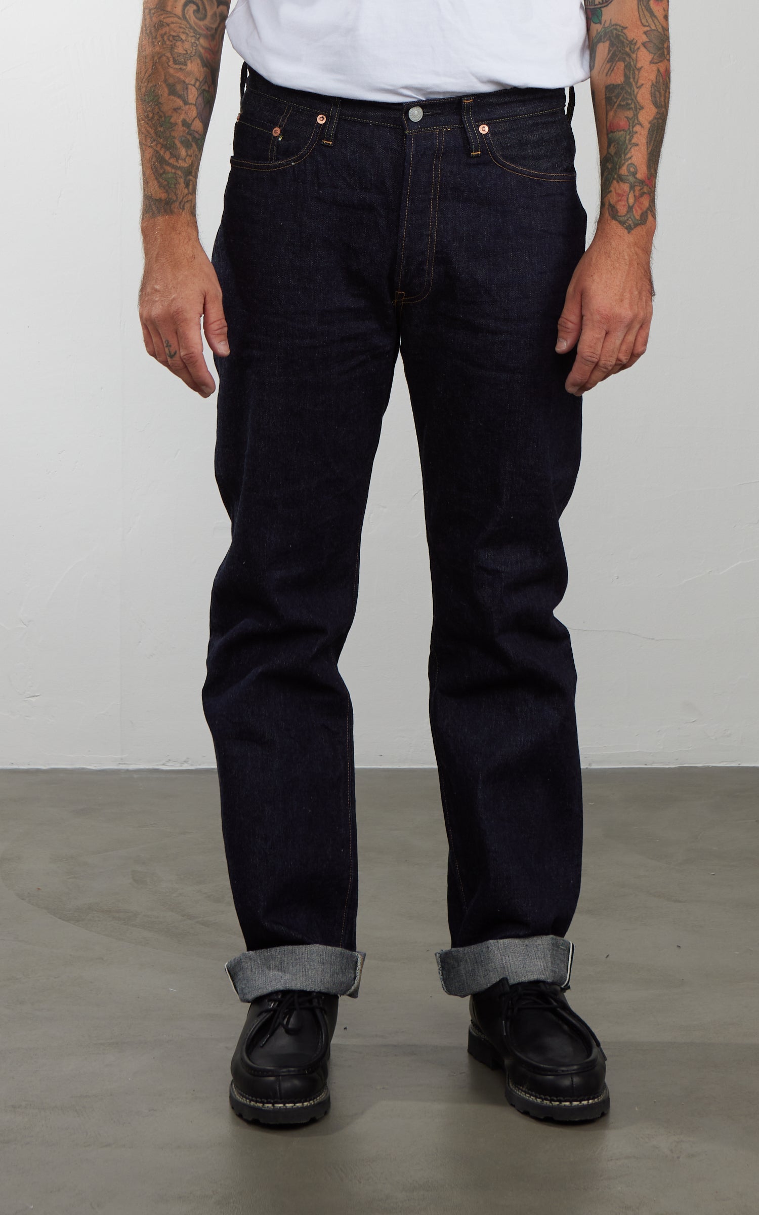 Studio D'Artisan SD-1101 Ishikawadai Regular Straight Selvedge Jeans Indigo