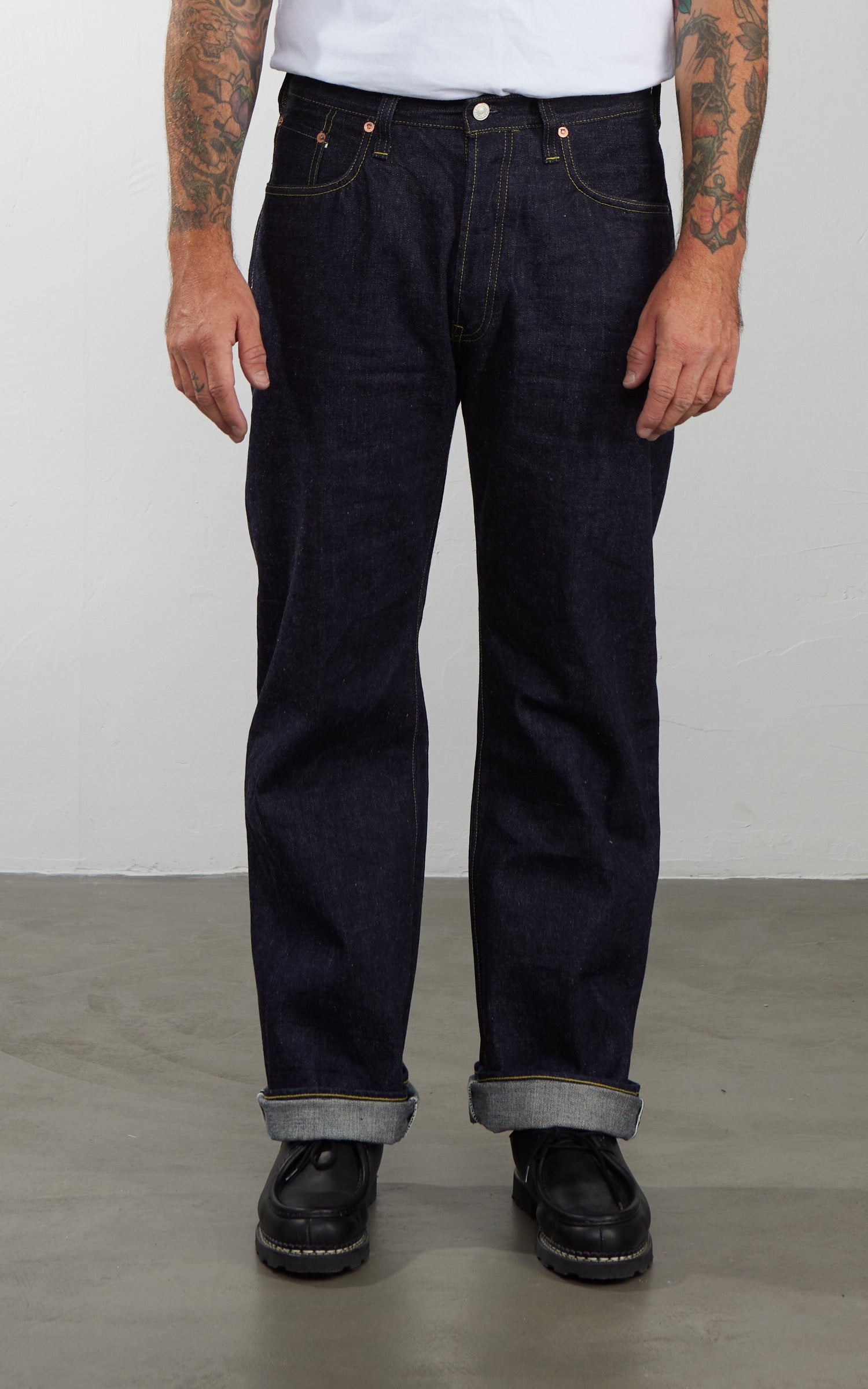 Fullcount S0105SSW WWII Model Denim Pants One Wash Indigo 11.5oz