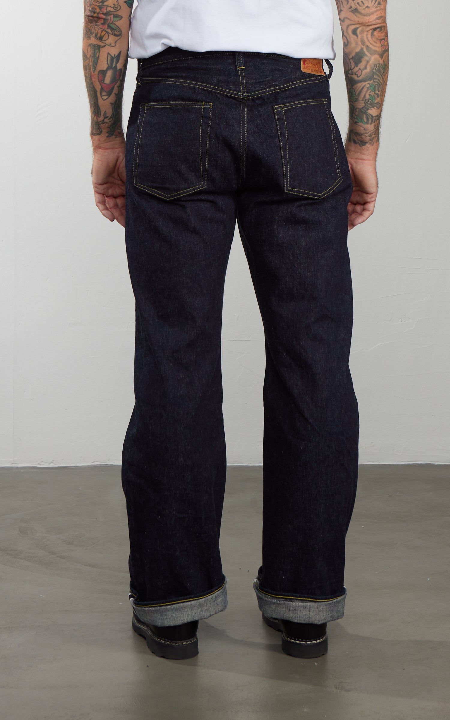 Studio D'Artisan SD-1102 Ishikawadai Wide Straight Selvedge Jeans Indigo