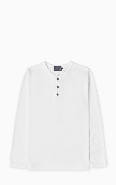 Studio D'Artisan 8187 Suvin Gold Longsleeve Henley White