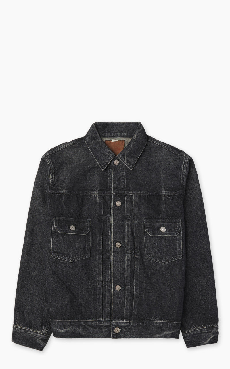 Sugar Cane SC15650H Type-2 Denim Jacket 1953 Model Black Hard Wash