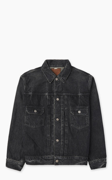 Sugar Cane SC15650H Type-2 Denim Jacket 1953 Model Black Hard Wash