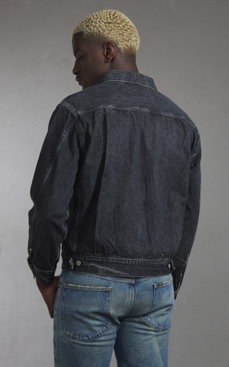 Sugar Cane SC15650H Type-2 Denim Jacket 1953 Model Black Hard Wash