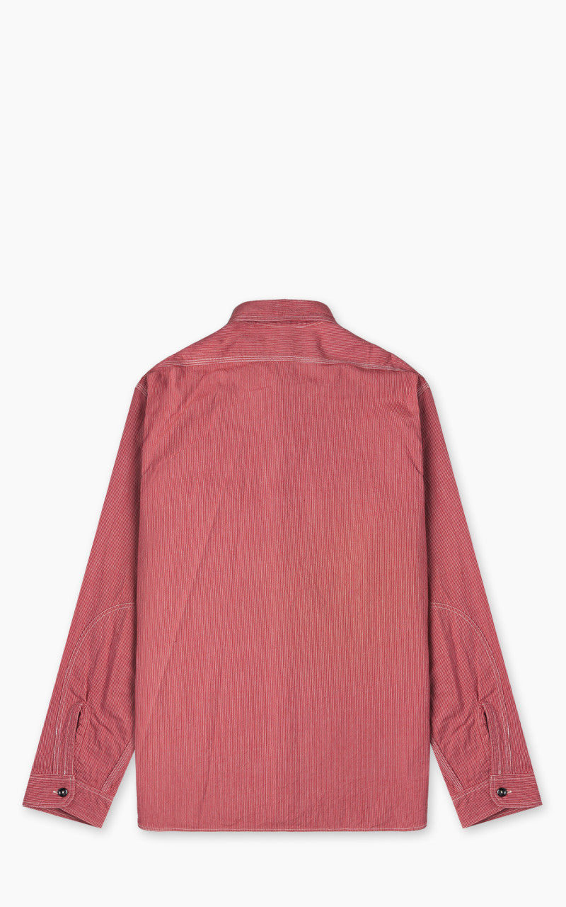 Sugar Cane SC25511 Jean Cord Work Shirt Red