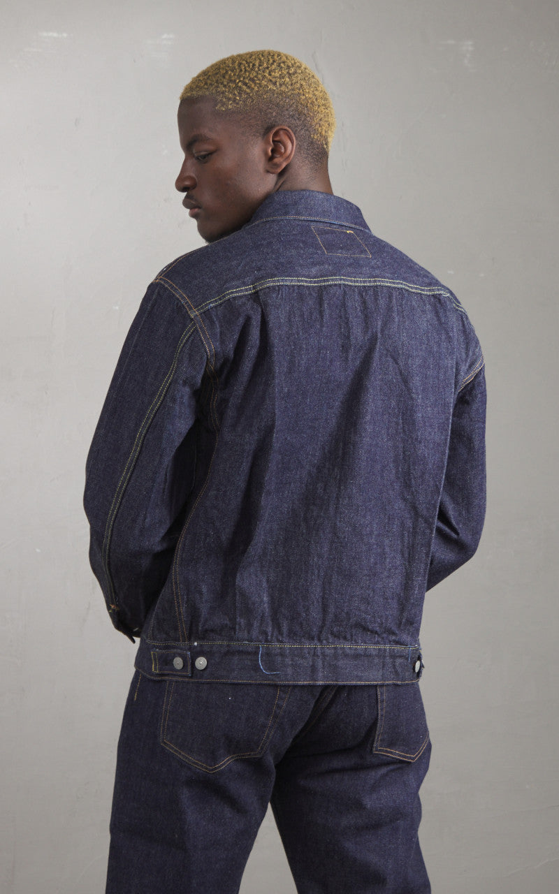 Sugar Cane SC11953 Type-2 Denim Jacket 1953 Model One Wash Indigo