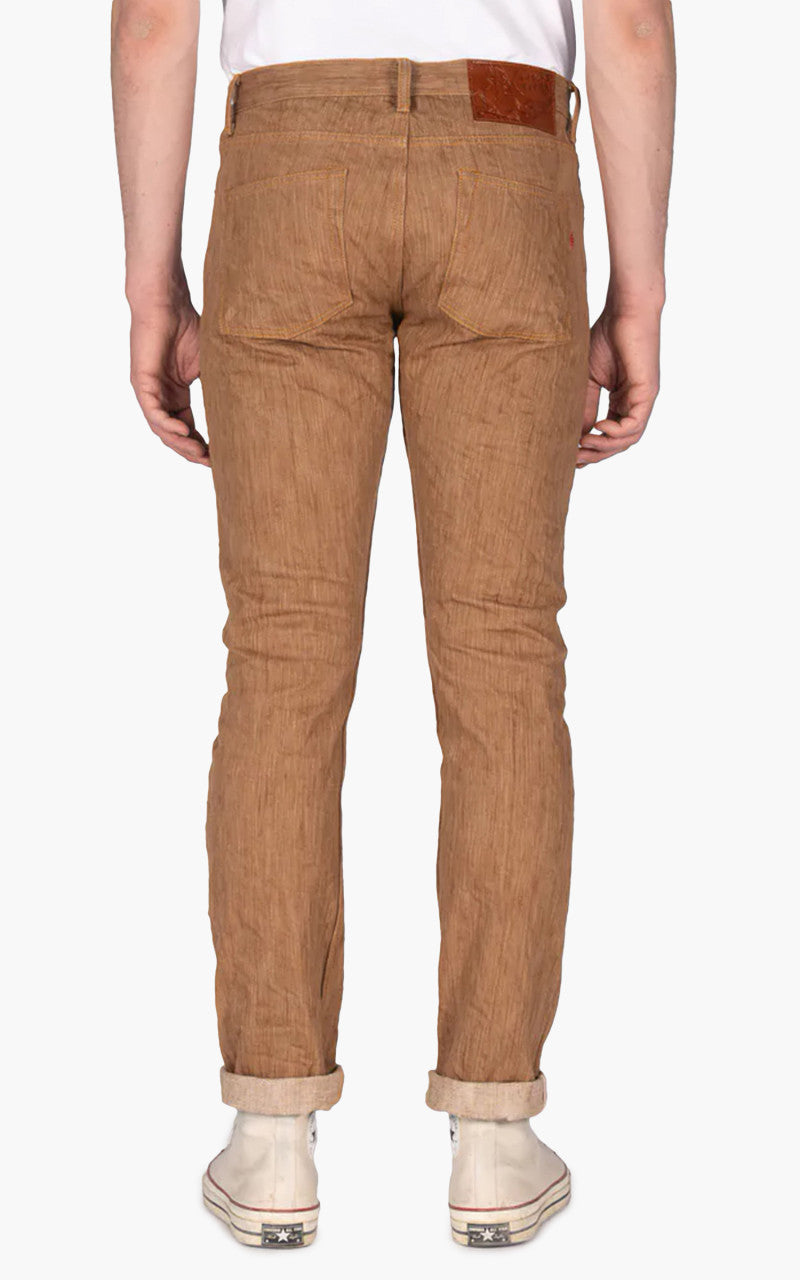 Naked & Famous Denim Super Guy MIJ11 Tokushima Hand Dyed Kakishibu Selvedge
