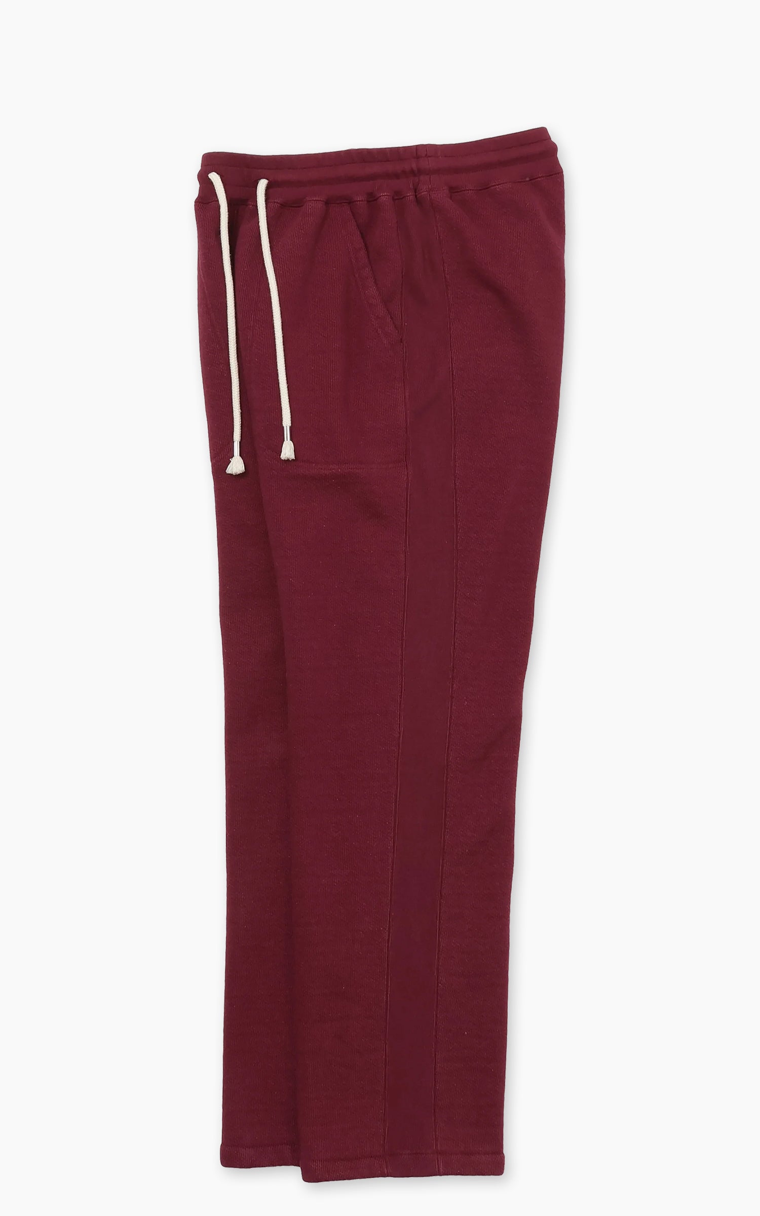 Wonder Looper Sweatpant Double Heavyweight French Terry Burgundy