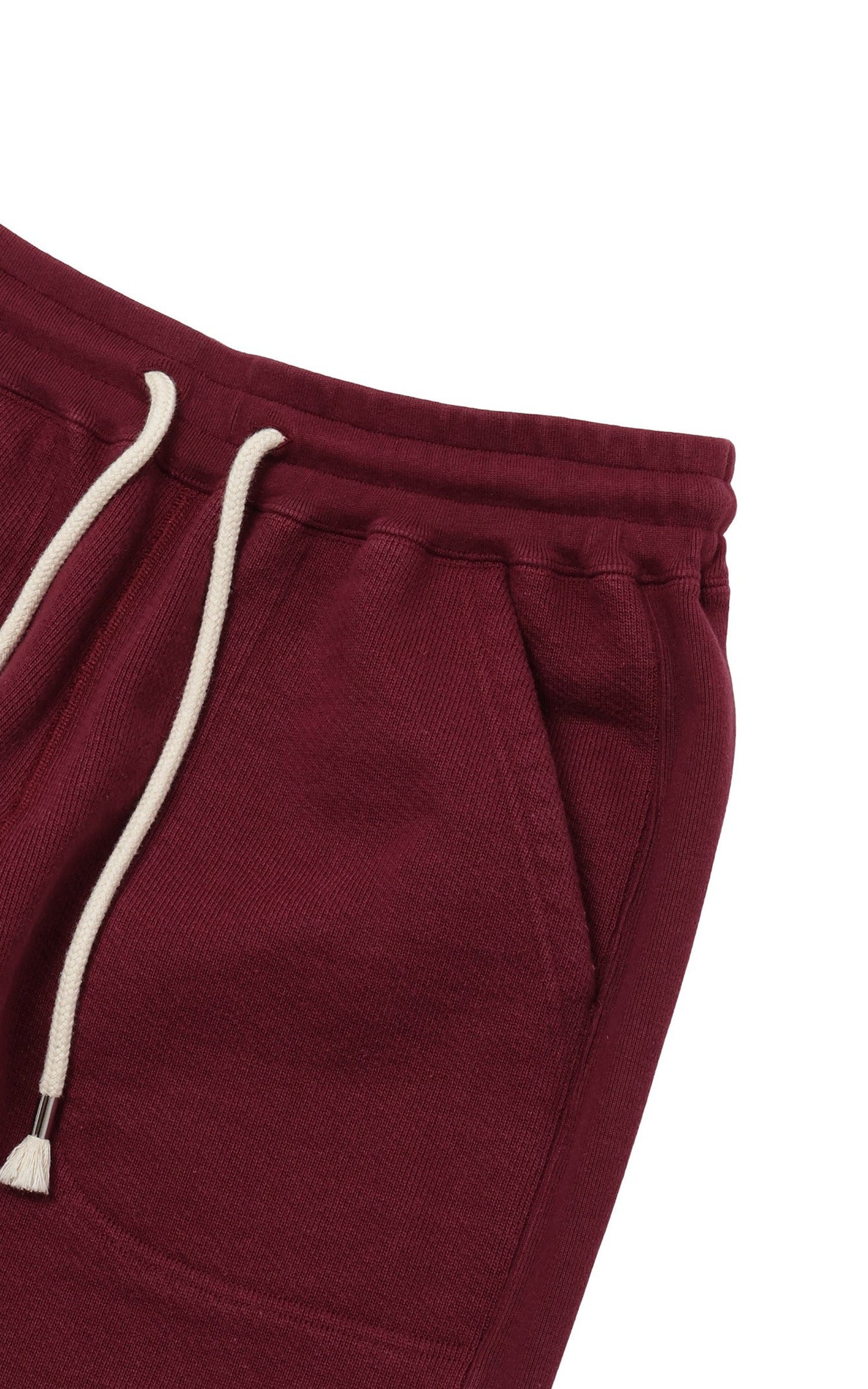 Wonder Looper Sweatpant Double Heavyweight French Terry Burgundy