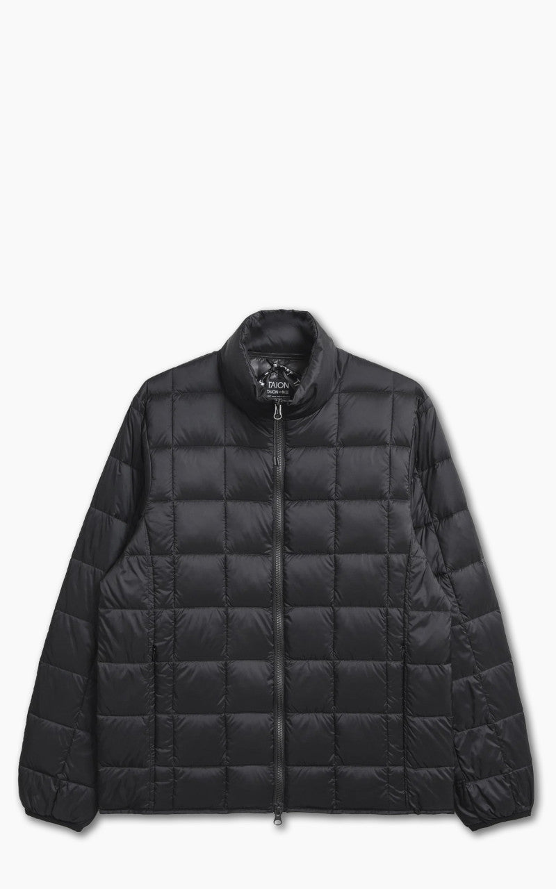 Taion HI-Neck Zip Down Jacket Black