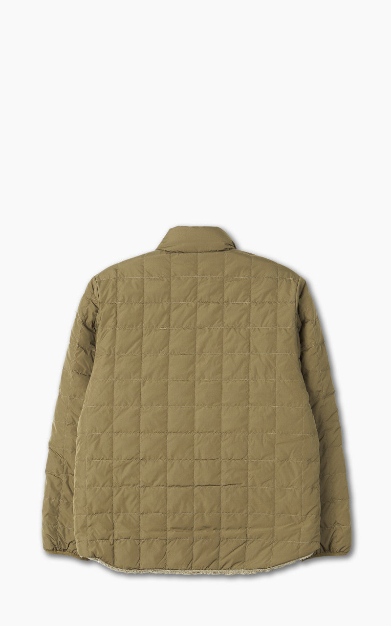 Taion Reversible Mountain Down Jacket Olive/Black Beige