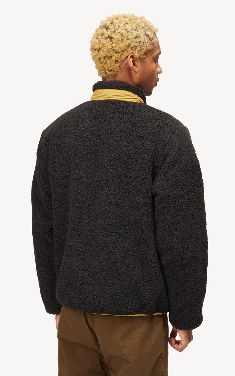 Taion Mountain Reversible Down x Boa Jacket Beige/Black