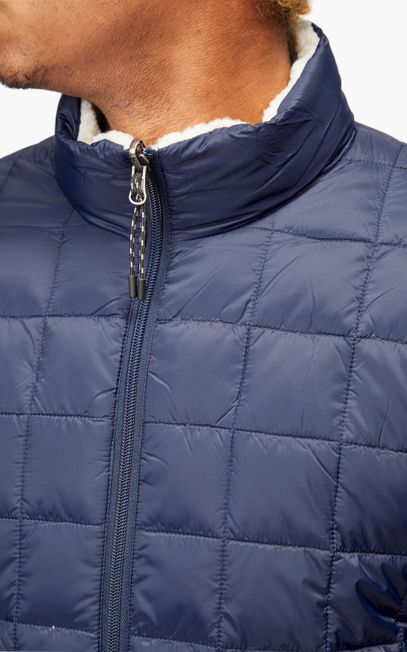 Taion Mountain Reversible Down x Boa Jacket Navy/Ivory
