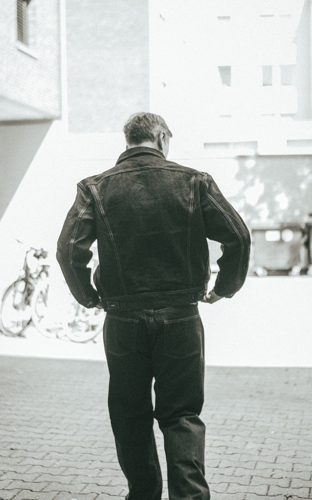 TCB Cats Drive Denim Jacket Selvedge Indigo
