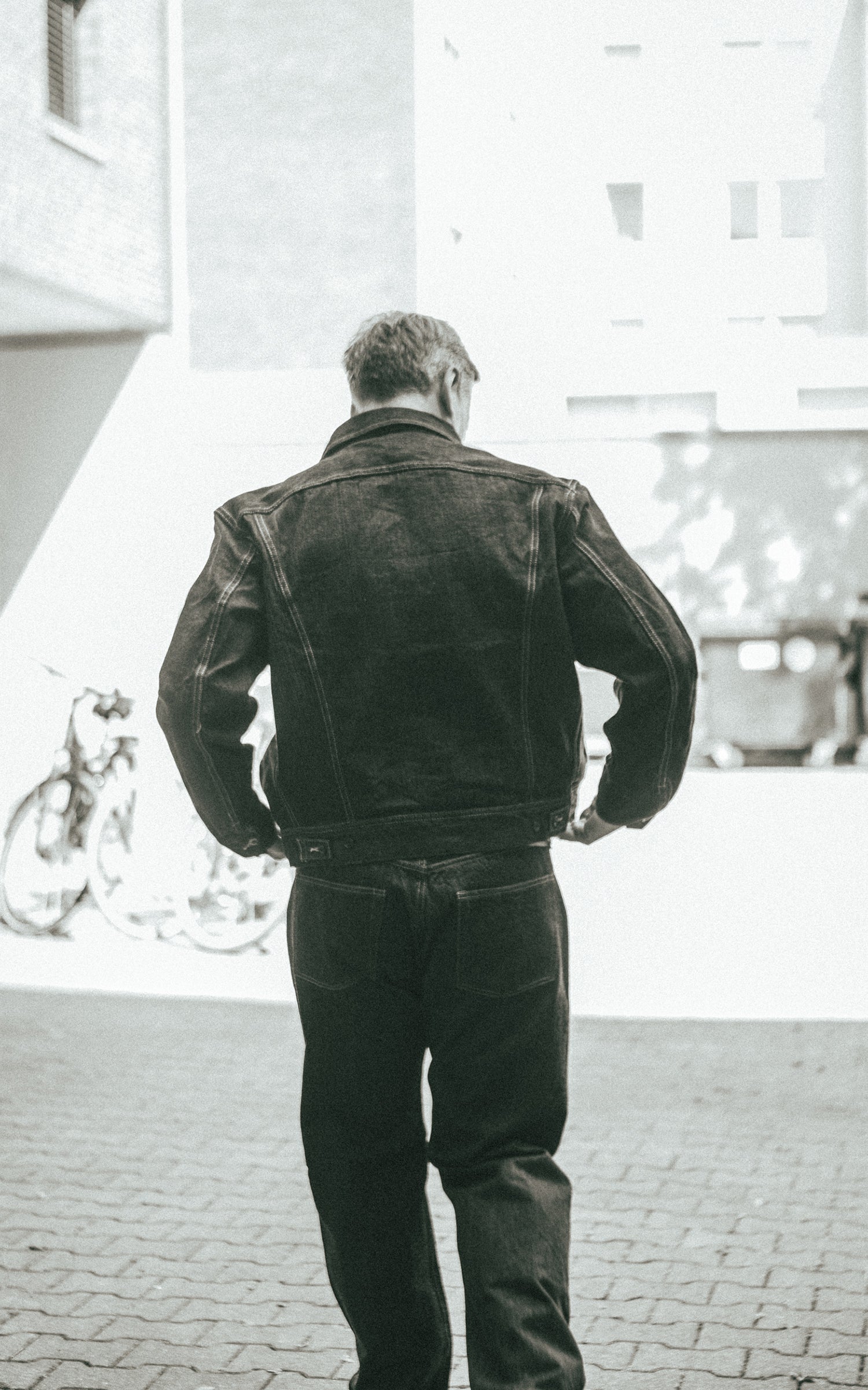 TCB Cats Drive Denim Jacket Selvedge Indigo