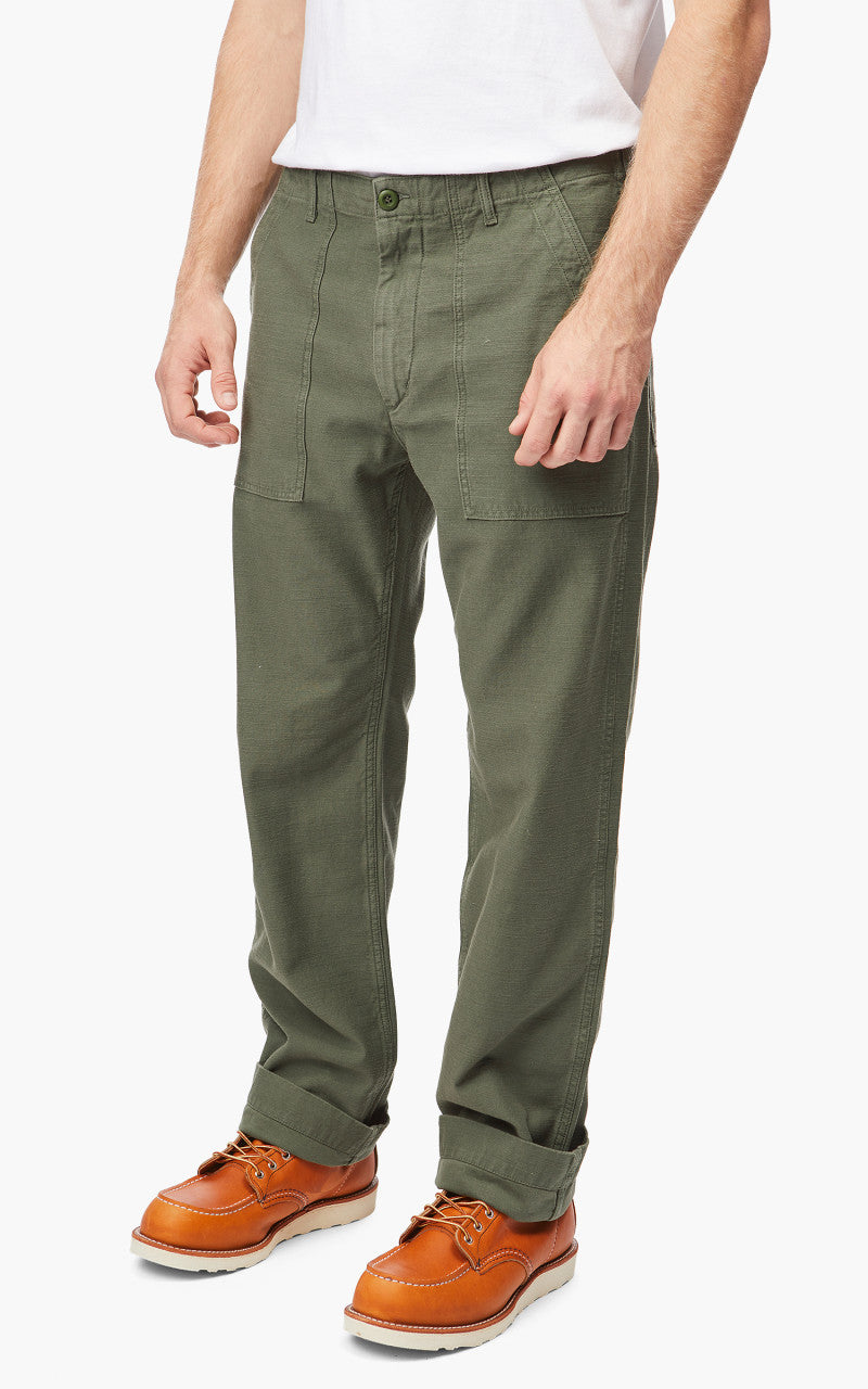 Tellason Fatigue Pant Straight Sateen Olive