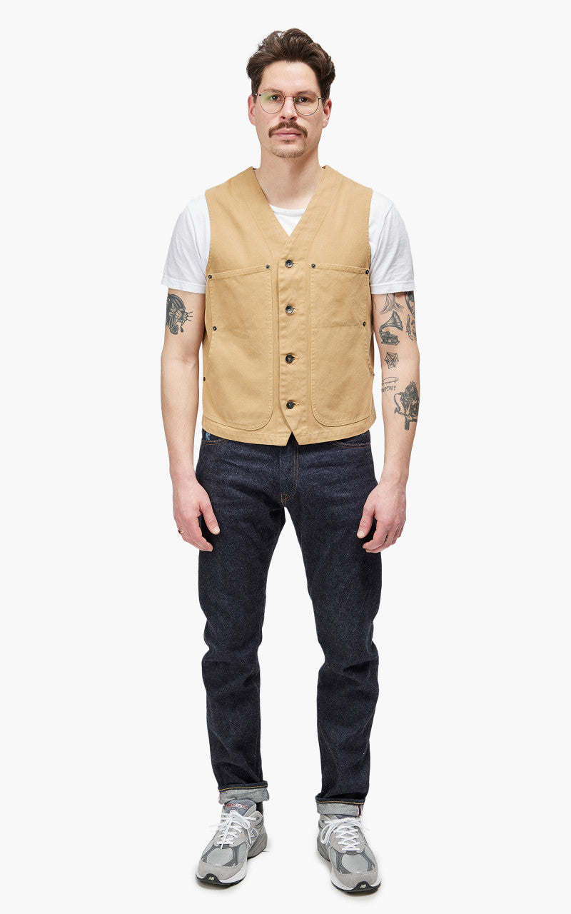 Tellason Ranchhand Vest Soul Canvas Desert Sand
