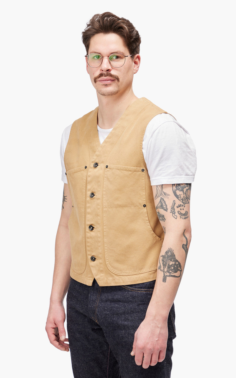 Tellason Ranchhand Vest Soul Canvas Desert Sand